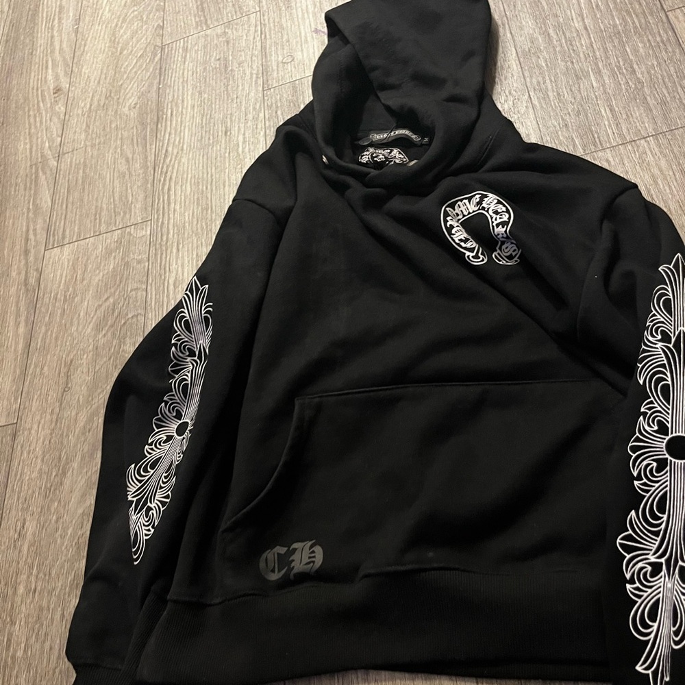 Black Chrome Hearts Hoodie